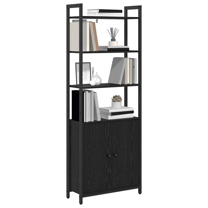 Dulap pentru cărți Stejar Negru 60 x 24 x 161 cm Lemn compozit - WALTI WALTI