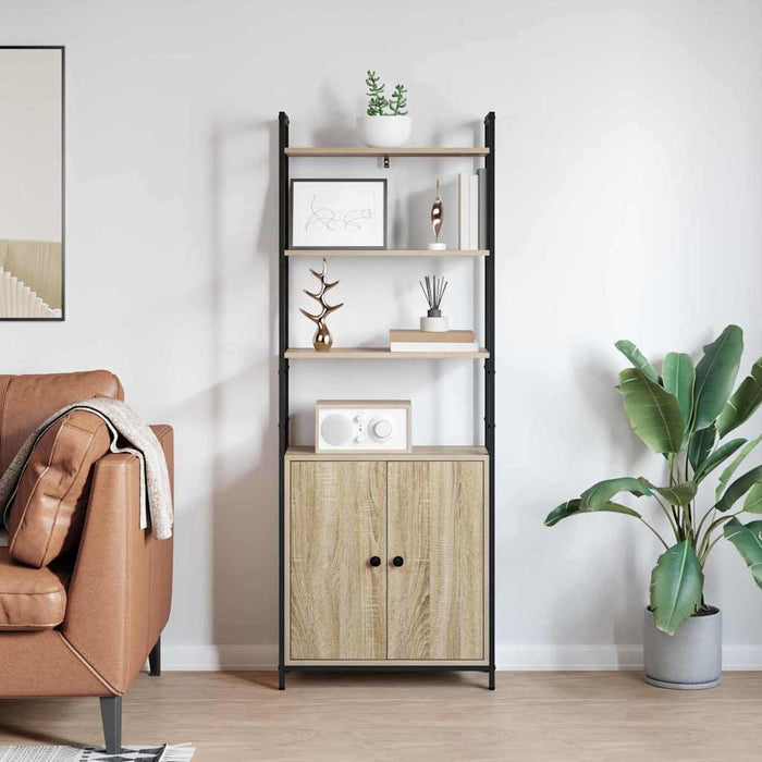 Dulap pentru cărți Stejar Sonoma 60 x 24 x 161 cm Lemn compozit - WALTI WALTI