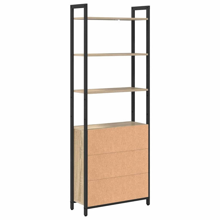 Dulap pentru cărți Stejar Sonoma 60 x 24 x 161 cm Lemn compozit - WALTI WALTI