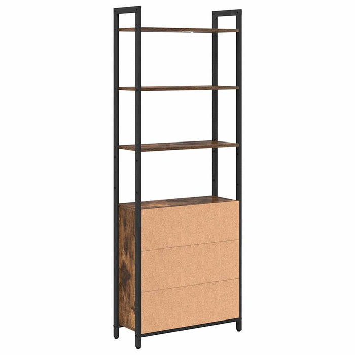 Dulap pentru cărți Stejar fumuriu 60 x 24 x 161 cm - WALTI WALTI