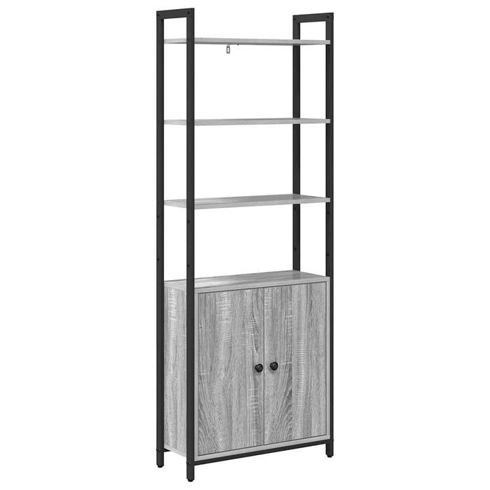 Dulap pentru cărți Gri Sonoma 60 x 24 x 161 cm Lemn compozit - WALTI WALTI