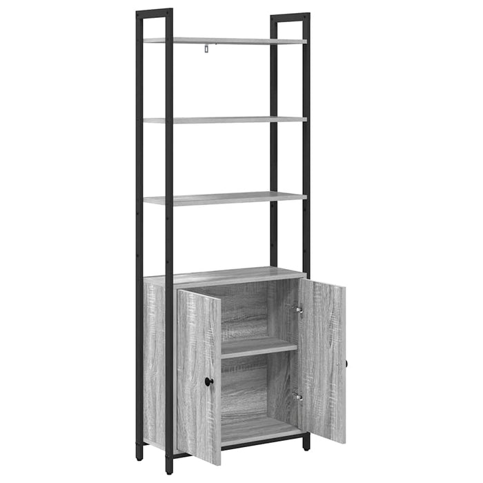 Dulap pentru cărți Gri Sonoma 60 x 24 x 161 cm Lemn compozit - WALTI WALTI