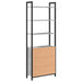 Dulap pentru cărți Gri Sonoma 60 x 24 x 161 cm Lemn compozit - WALTI WALTI