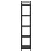 Raft pentru cărți Stejar Negru 56 x 34 x 171 cm Lemn compozit - WALTI WALTI