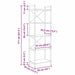 Raft pentru cărți Stejar Negru 56 x 34 x 171 cm Lemn compozit - WALTI WALTI
