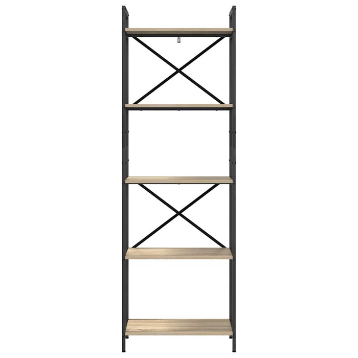 Raft pentru cărți Stejar Sonoma 56 x 34 x 171 cm Lemn compozit - WALTI WALTI