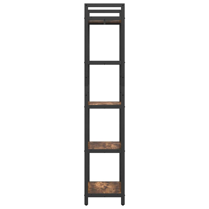 Raft pentru cărți Stejar fumuriu 56 x 34 x 171 cm Lemn compozit - WALTI WALTI