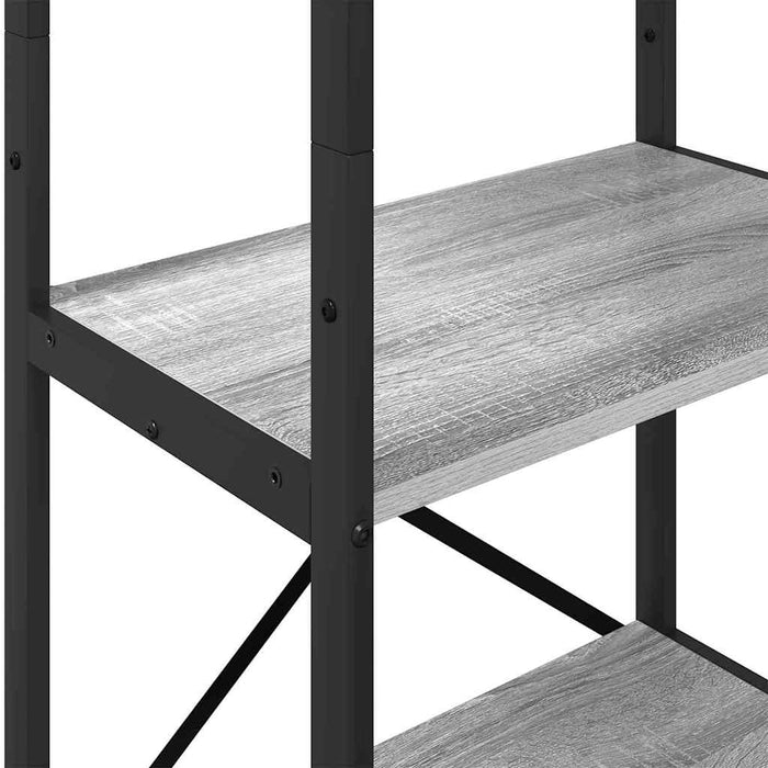 Raft pentru cărți Gri Sonoma 56 x 34 x 171 cm Lemn compozit - WALTI WALTI