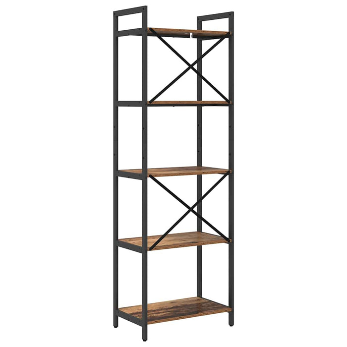 Raft pentru cărți Lemn Vechi 56 x 34 x 171 cm Lemn compozit - WALTI WALTI
