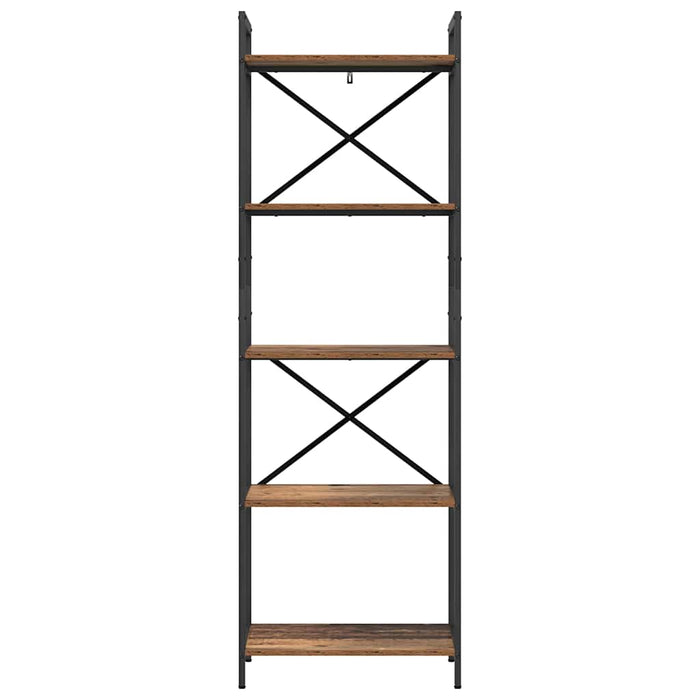 Raft pentru cărți Lemn Vechi 56 x 34 x 171 cm Lemn compozit - WALTI WALTI