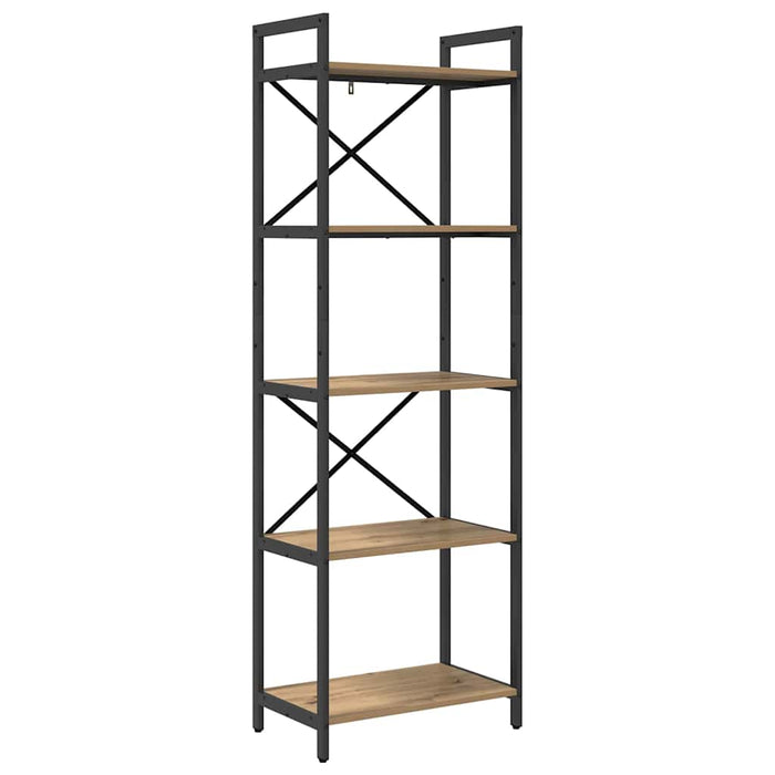 Raft pentru cărți Stejar Artizanal 56 x 34 x 171 cm - WALTI WALTI