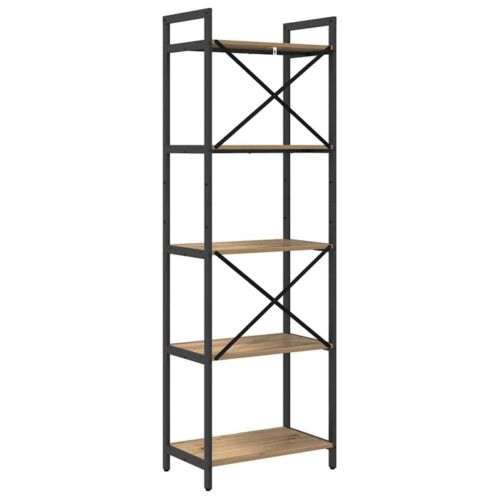 Raft pentru cărți Stejar Artizanal 56 x 34 x 171 cm - WALTI WALTI