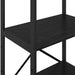 Raft pentru cărți Stejar Negru 56 x 34 x 133,5 cm Lemn compozit - WALTI WALTI