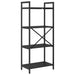 Raft pentru cărți Stejar Negru 56 x 34 x 133,5 cm Lemn compozit - WALTI WALTI