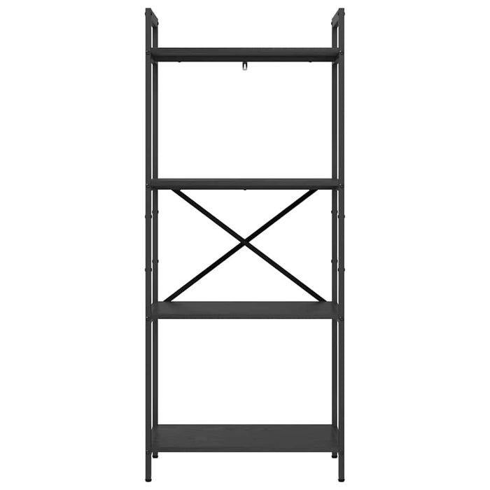 Raft pentru cărți Stejar Negru 56 x 34 x 133,5 cm Lemn compozit - WALTI WALTI