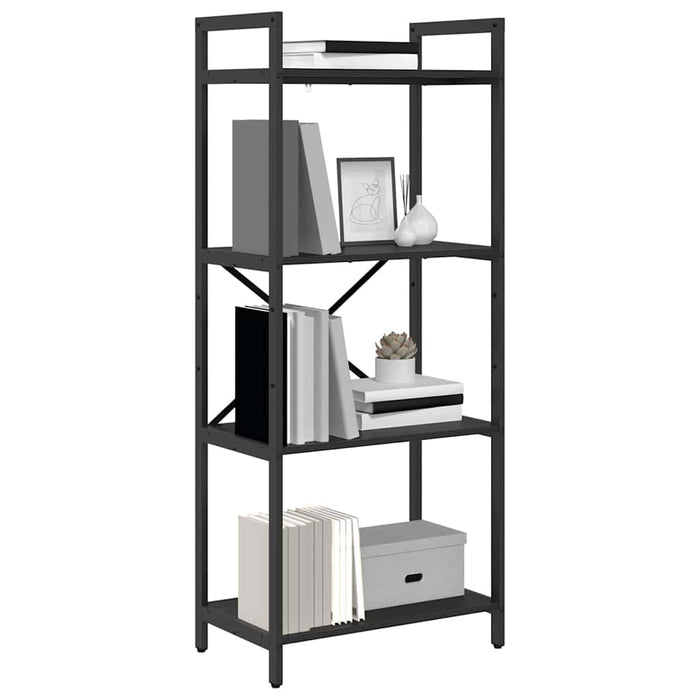 Raft pentru cărți Stejar Negru 56 x 34 x 133,5 cm Lemn compozit - WALTI WALTI