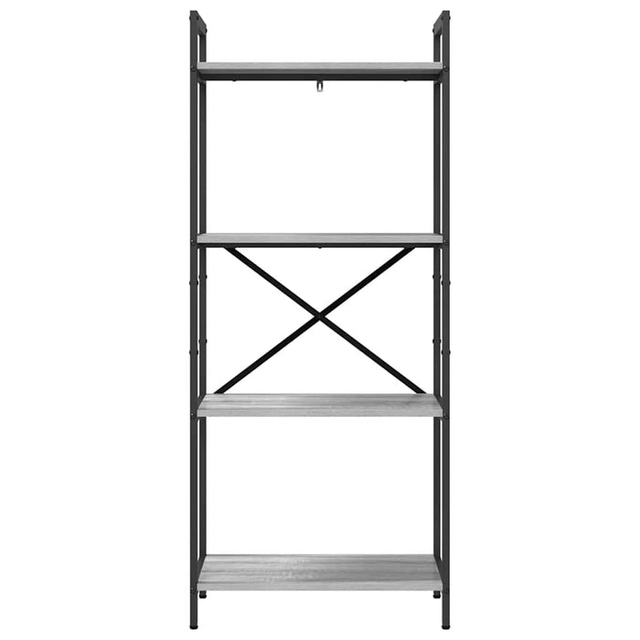 Raft pentru cărți Gri Sonoma 56 x 34 x 133,5 cm Lemn compozit - WALTI WALTI