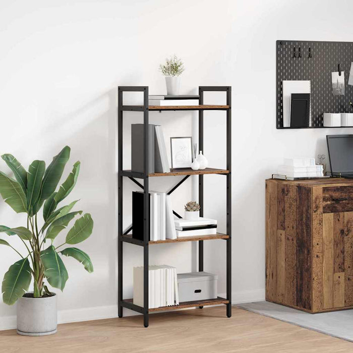 Raft pentru cărți Lemn Vechi 56 x 34 x 133,5 cm Lemn compozit - WALTI WALTI