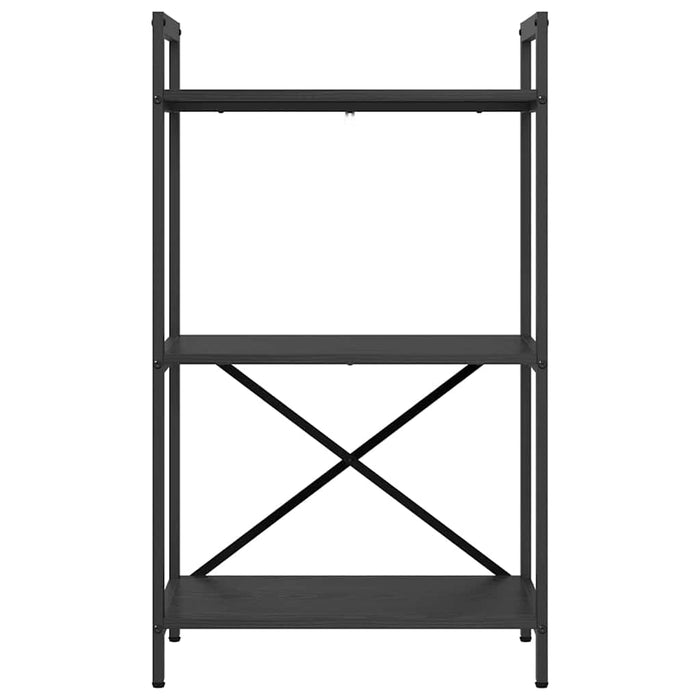 Raft pentru cărți Stejar Negru 56 x 34 x 96 cm Lemn compozit - WALTI WALTI