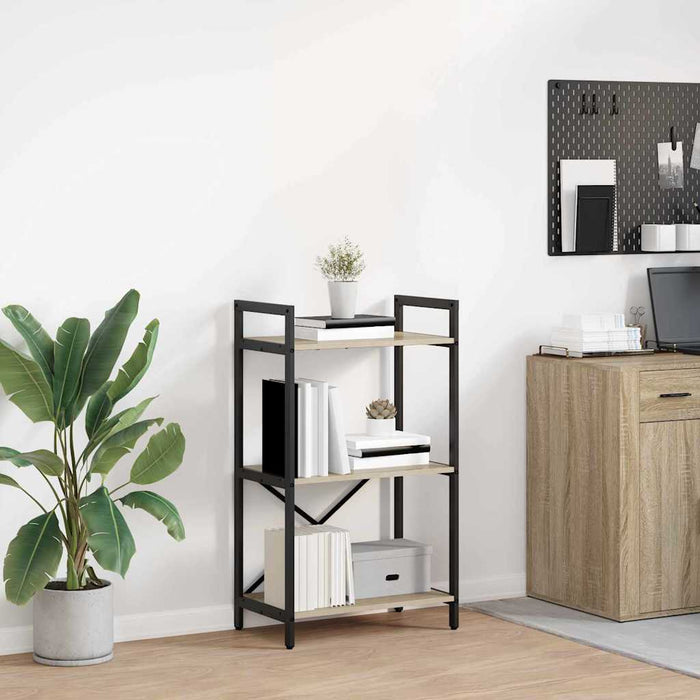 Raft pentru cărți Stejar Sonoma 56 x 34 x 96 cm Lemn compozit - WALTI WALTI