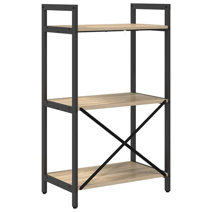 Raft pentru cărți Stejar Sonoma 56 x 34 x 96 cm Lemn compozit - WALTI WALTI