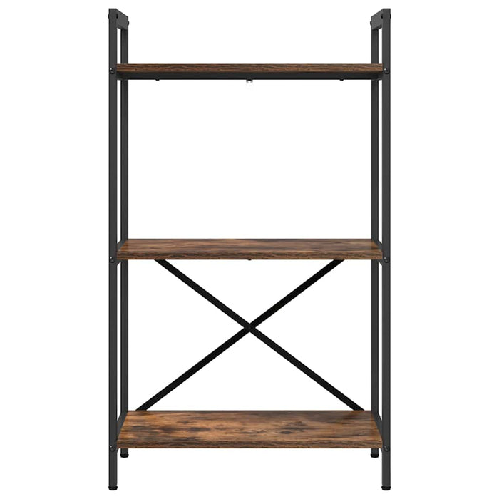 Raft pentru cărți Stejar fumuriu 56 x 34 x 96 cm Lemn compozit - WALTI WALTI