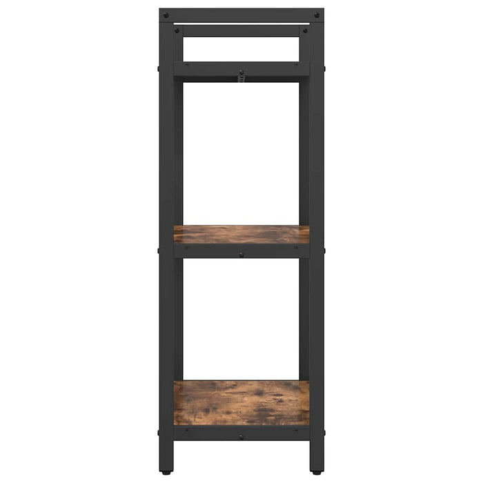 Raft pentru cărți Stejar fumuriu 56 x 34 x 96 cm Lemn compozit - WALTI WALTI