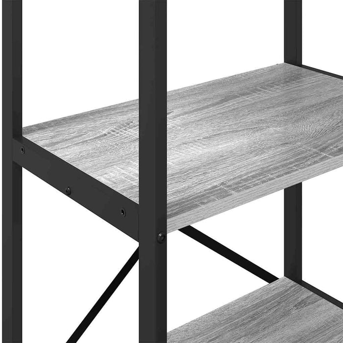 Raft pentru cărți Gri Sonoma 56 x 34 x 96 cm Lemn compozit - WALTI WALTI