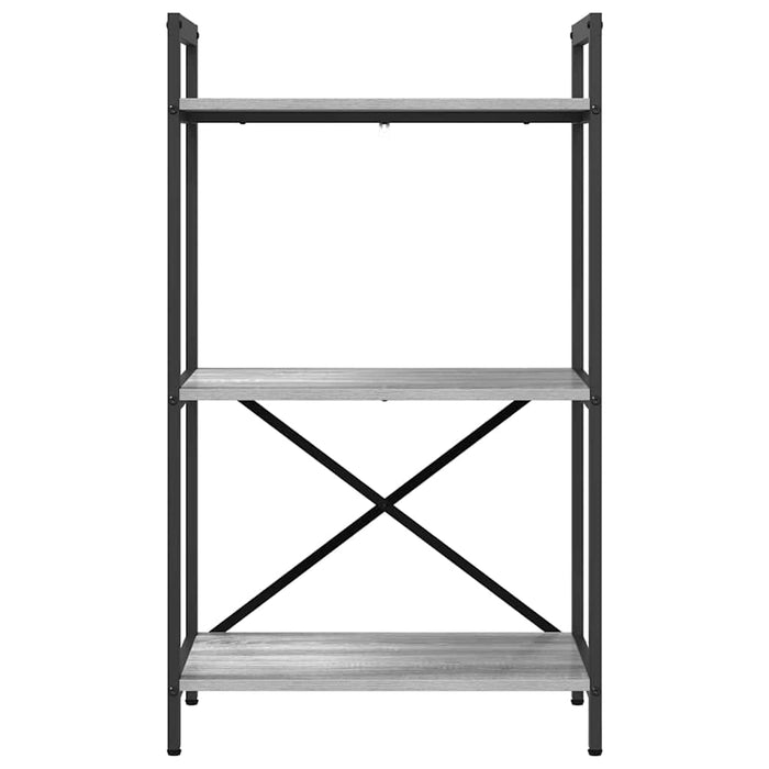 Raft pentru cărți Gri Sonoma 56 x 34 x 96 cm Lemn compozit - WALTI WALTI
