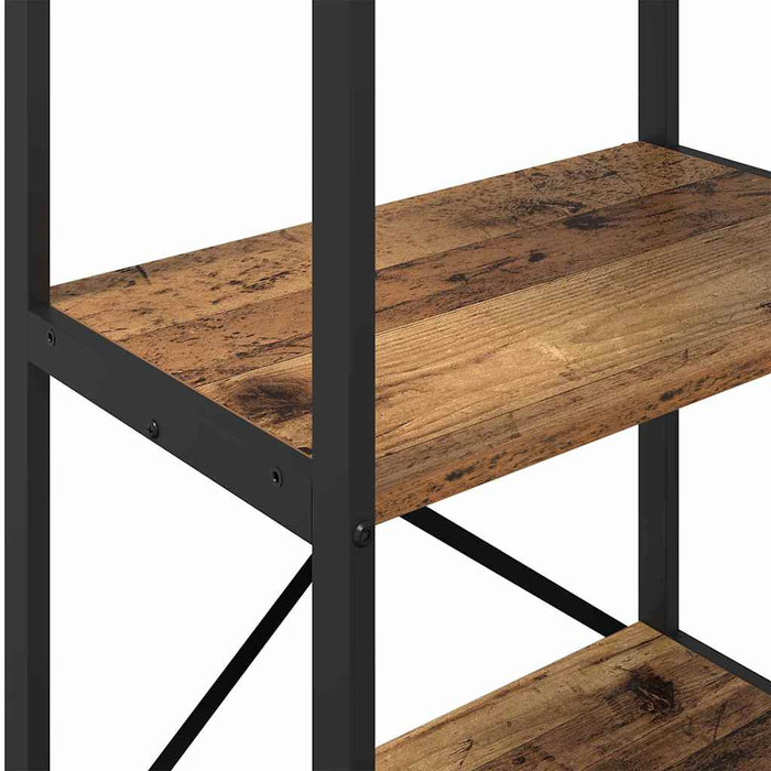 Raft pentru cărți Lemn Vechi 56 x 34 x 96 cm Lemn compozit - WALTI WALTI