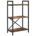 Raft pentru cărți Lemn Vechi 56 x 34 x 96 cm Lemn compozit - WALTI WALTI