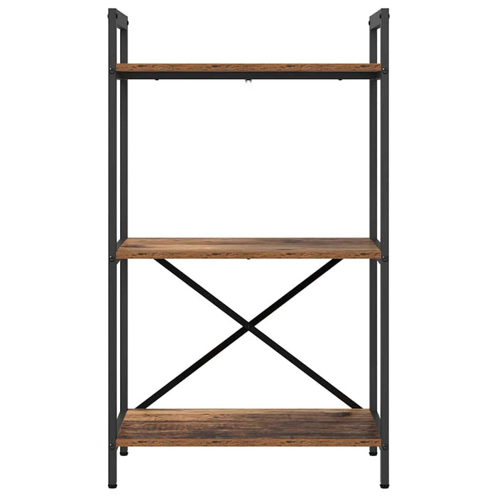 Raft pentru cărți Lemn Vechi 56 x 34 x 96 cm Lemn compozit - WALTI WALTI
