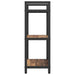 Raft pentru cărți Lemn Vechi 56 x 34 x 96 cm Lemn compozit - WALTI WALTI