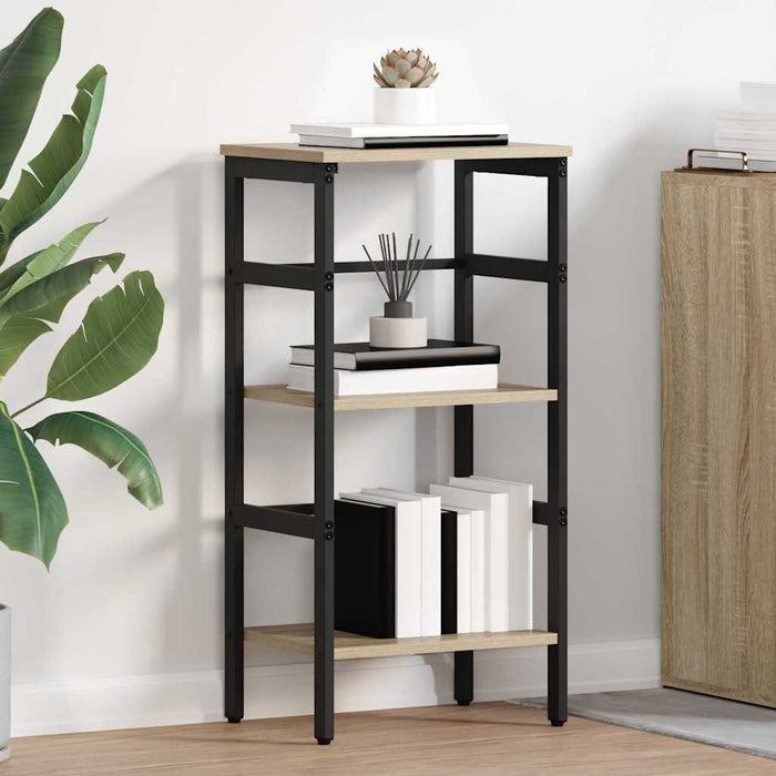 Raft pentru cărți Stejar Sonoma 40 x 29,5 x 81 cm Lemn compozit - WALTI WALTI