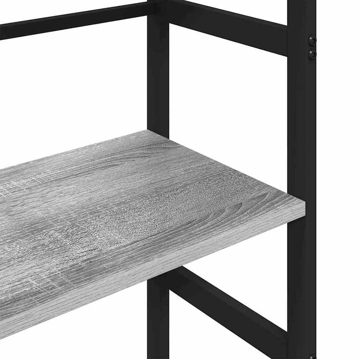 Raft pentru cărți Gri Sonoma 40 x 29,5 x 81 cm Lemn compozit - WALTI WALTI