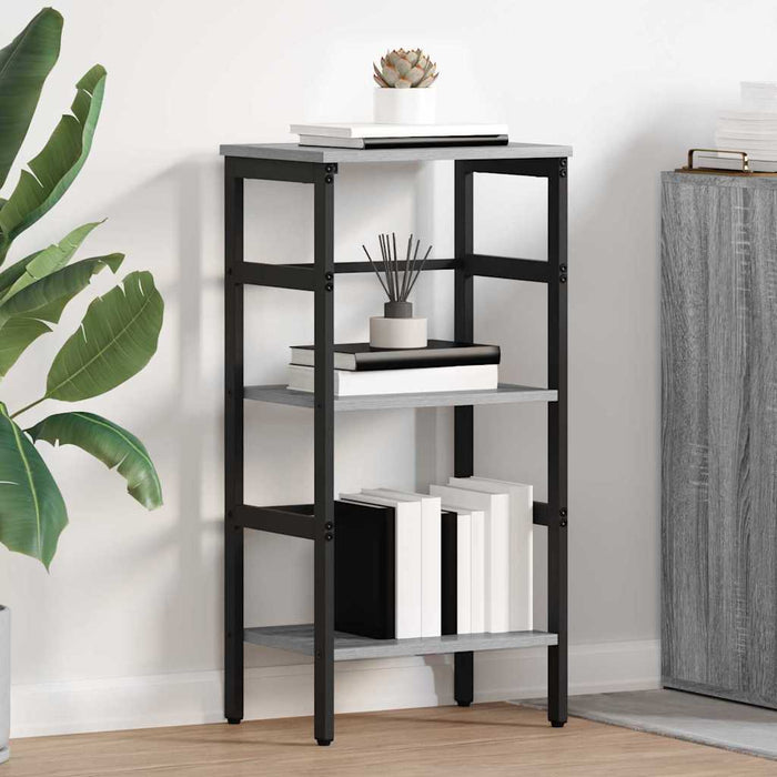 Raft pentru cărți Gri Sonoma 40 x 29,5 x 81 cm Lemn compozit - WALTI WALTI