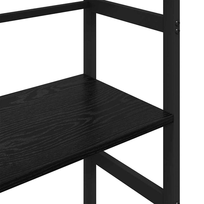 Raft pentru cărți Stejar Negru 40 x 29,5 x 115 cm Lemn compozit - WALTI WALTI