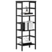 Raft pentru cărți Stejar Negru 40 x 29,5 x 115 cm Lemn compozit - WALTI WALTI