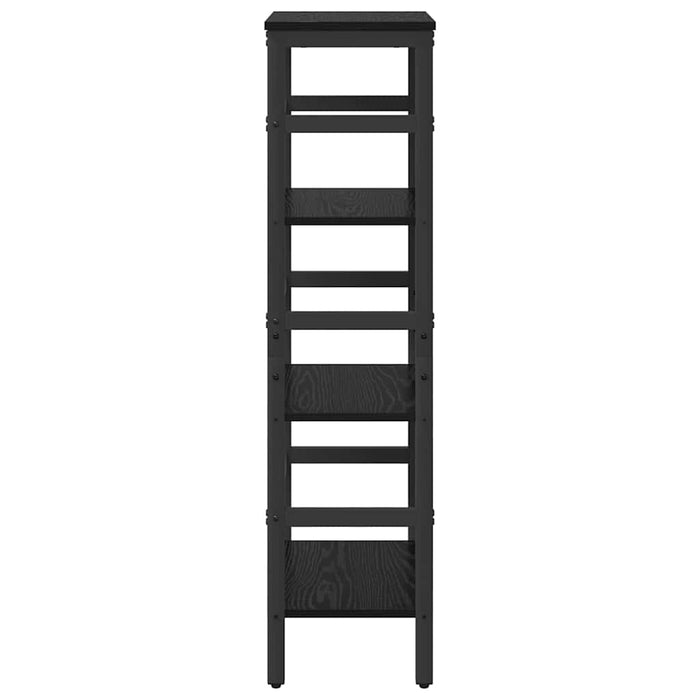 Raft pentru cărți Stejar Negru 40 x 29,5 x 115 cm Lemn compozit - WALTI WALTI