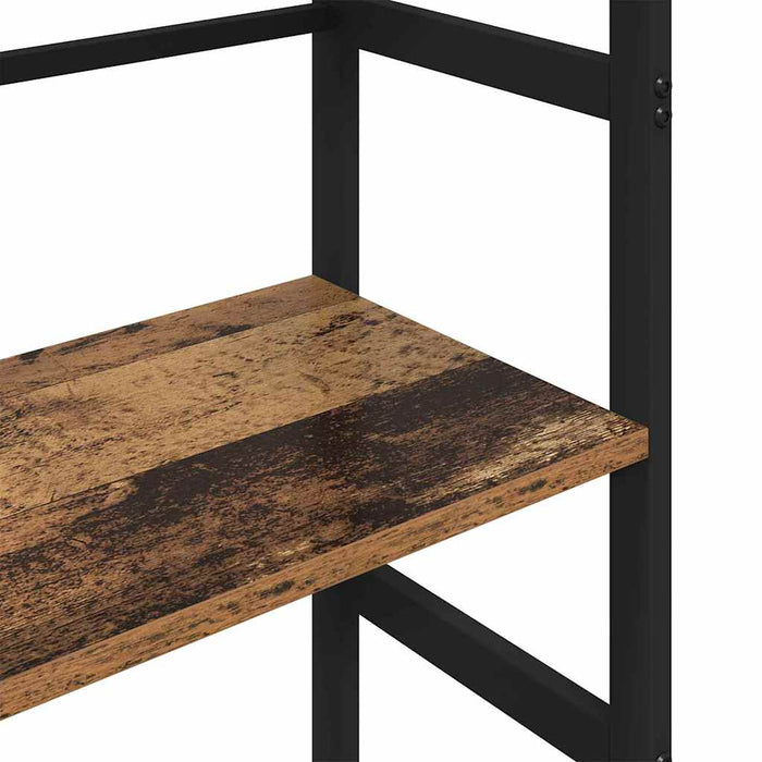 Raft pentru cărți Lemn Vechi 40 x 29,5 x 115 cm Lemn compozit - WALTI WALTI