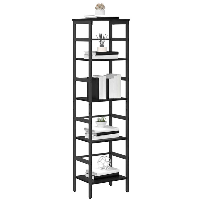 Raft pentru cărți Stejar Negru 40 x 29,5 x 149 cm Lemn compozit - WALTI WALTI