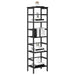 Raft pentru cărți Stejar Negru 40 x 29,5 x 149 cm Lemn compozit - WALTI WALTI