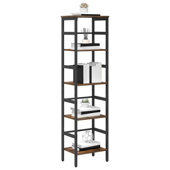 Raft pentru cărți Stejar fumuriu 40 x 29,5 x 149 cm - WALTI WALTI