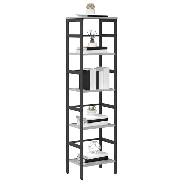 Raft pentru cărți Gri Sonoma 40 x 29,5 x 149 cm Lemn compozit - WALTI WALTI
