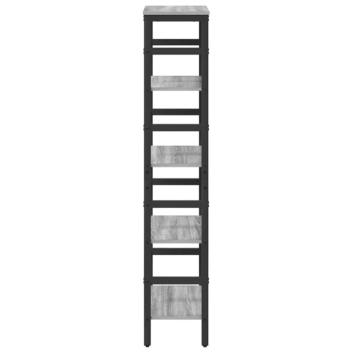 Raft pentru cărți Gri Sonoma 40 x 29,5 x 149 cm Lemn compozit - WALTI WALTI