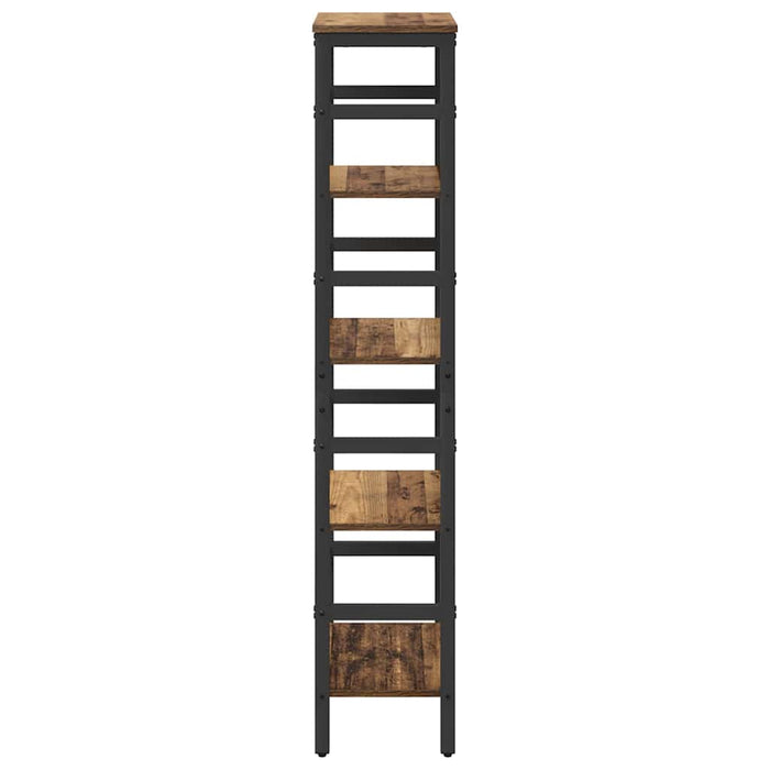 Raft pentru cărți Lemn Vechi 40 x 29,5 x 149 cm Lemn compozit - WALTI WALTI