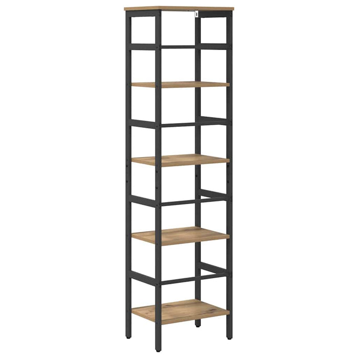 Raft pentru cărți Stejar Artizanal 40 x 29,5 x 149 cm - WALTI WALTI