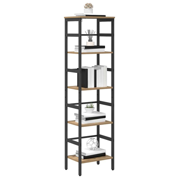 Raft pentru cărți Stejar Artizanal 40 x 29,5 x 149 cm - WALTI WALTI