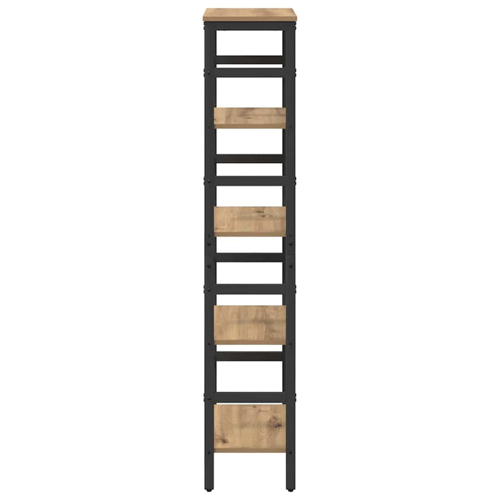 Raft pentru cărți Stejar Artizanal 40 x 29,5 x 149 cm - WALTI WALTI