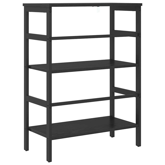 Raft pentru cărți Stejar Negru 60 x 29,5 x 81 cm Lemn compozit - WALTI WALTI